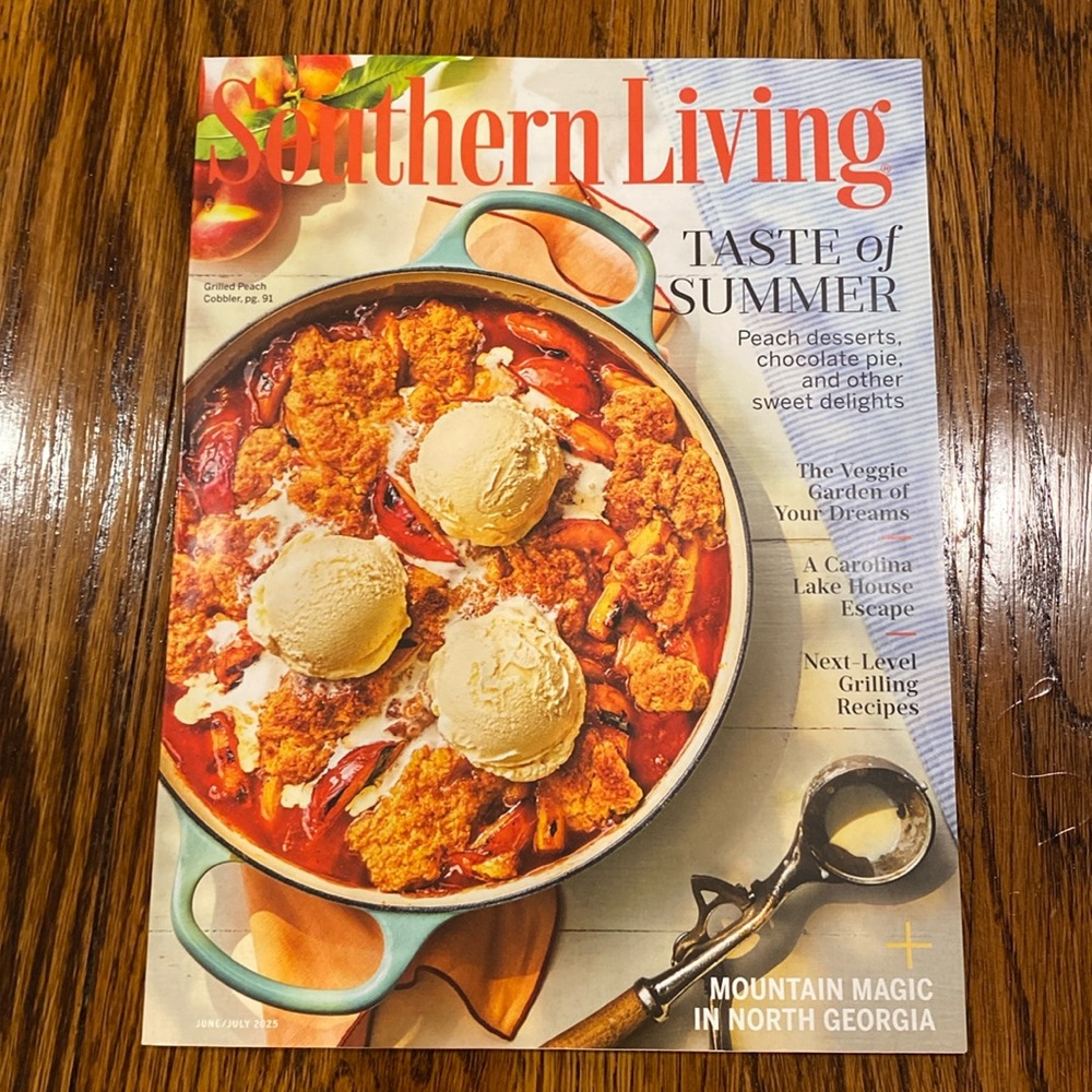 Southern Living Magazine June/July 2025 - Taste of Summer   cooking kitchen home
